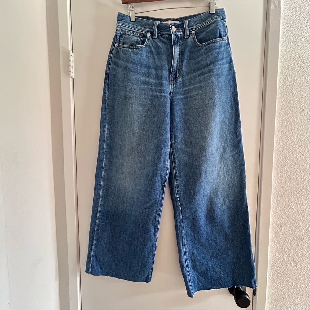 EUC Madewell Super-Wide Leg Jeans Size 27
